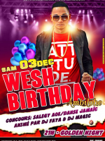 Wesh‍ birthday au Golden Night Ambilobe‍