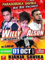 Willy & Alson faradoboka savika bye bye vacances Kianja Savika Ambositra