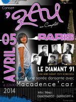 'Zay au complet en concert à Paris au Diamant