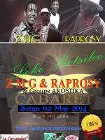 ZMG et Raprosy Loko Betsileo cabaret acoustique au Plus Ambiance Discothèque