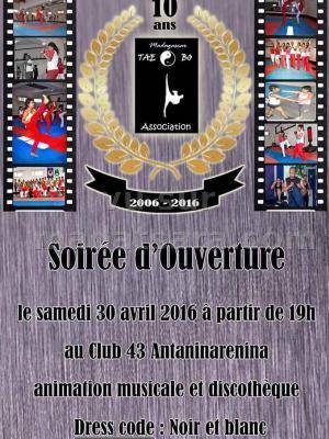 10 ans Madagascar Tae Bo - Soirée d'ouverture au Club 43 Antaninarenina