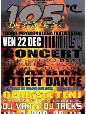105 degrés concert Tranompokonolona Ivato Tsena