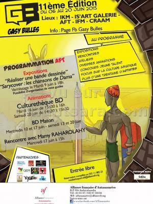 11è édition Gasy Bulles à IKM, Is'Art Gallerie, AFT, IFM, CRAAM