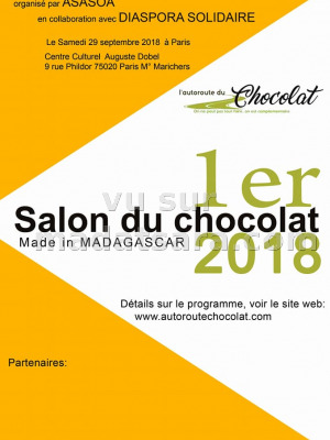 1er Salon du chocolat Made in Madagascar 2018 - Centre Culturel Auguste Dobel Paris