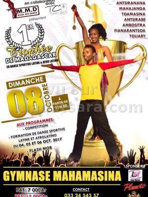 1er trophée de Madagascar en danse sportive latine et afro latino Gymnase couvert Mahamasina