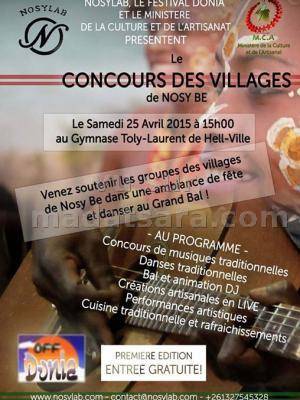 Concours des villages de Nosy-Be au Gymnase Toly-Laurent de Hell-Ville