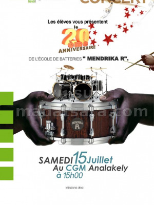 20è anniversaire de l'école de battérie de Mendrika‍ au CGM Analakely‍