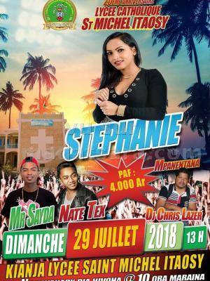 20e anniversaire Lycée Saint Michel Itaosy Stéphanie, Mr Sayda, Nate Tex