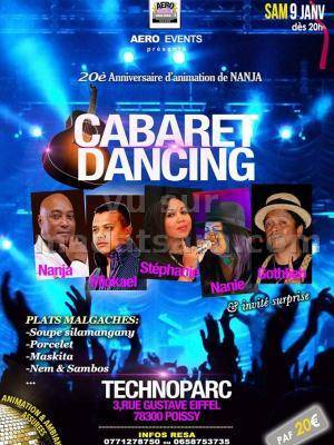 20e anniversaire de Nanja - cabaret dancing au Technoparc Poissy
