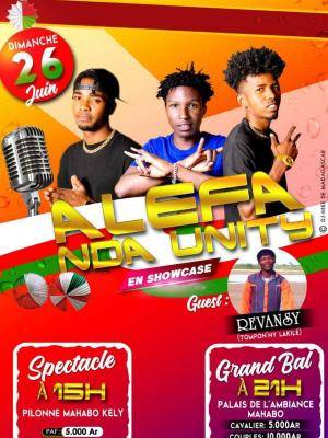 Alefa NDa Unity - Showcase - Pilone Mahabo Kely , Palais De L'Ambiance Mahabo