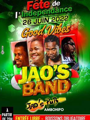 Fête de l'indépendance Good vibes - Jao's Band - Showcase - JAO'S PUB
