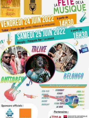 Fête de la musique avec Belongo , Antsabey , Talike Gellé - AF - Alliance Française de Toliara