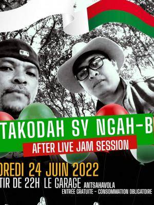 Takodah , Ngah B - After live Jam Session - Le Garage Antsahavola