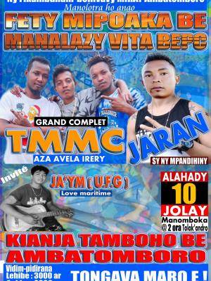 Fety mipoaka be manala azy vita BEPC - Tmmc - jaran - Ja'Ym - Showcase - Kianja Ambatomaro Tamboho be