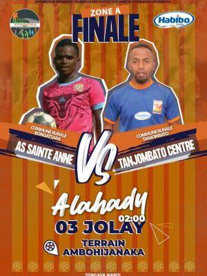 Sport / Foot -  Finale - AS Sainte Anne (Bongatsara) vs Tanjombato Centre - Terrain Maimandry Ambohijanaka