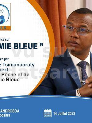 Conférence / Projection débat sur l'Economie bleue présentée par Dr Mahatante Tsimanaoraty Paubert - Espace Saha Mandrosoa Ambohibary Ambositra