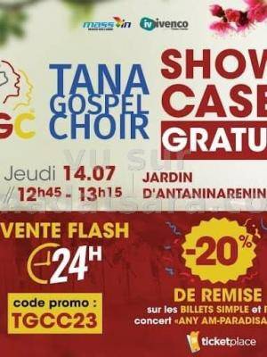 TGC (Tana Gospel Choir) - Showcase - Jardin Antaninarenina