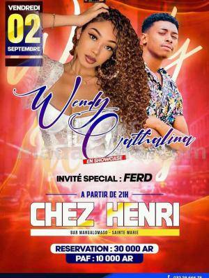 Wendy - Showcase - Bar Chez Henri Mangalimaso