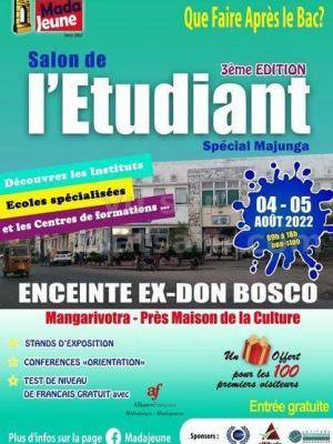 Expositions / Salons  de l'étudiant  - 3ème édition  - Enceinte ex-Don Bosco Mangarivotra