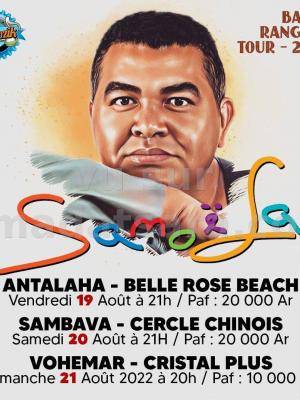 Samoela - Bandy rangaha tour 2022 - Concert - Belle Rose Beach , Terrain cercle Chinois Sambava , Cristal Plus Vohemar