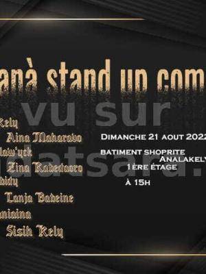 Tana Stand up comedy - One man/woman show - Falitiana Kely , Aina Maharavo , Raytra Belaw'Yck , Zina Rabedaoro , Orima Sarobidy , Lanja Babeine , Sisih Kely , Hasimbolaniaina - Shoprite Analakely