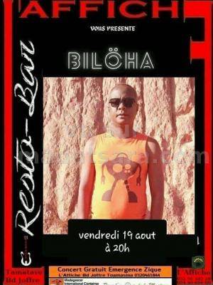 Biloh - Showcase - Affiche Resto Bar Toamasina