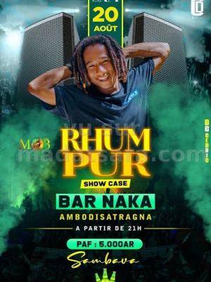 Rhum Pur - Showcase - Bar Naka Sambava