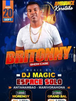 Britonny - Showcase - Espace Solo Antanambao Marivorahona