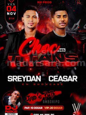 Ceasar , Sreydan - Choc des titans - Showcase - JAO'S PUB