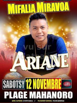 Ariane - Concert - Mahanoro Plage Bord