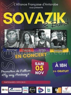 Sovazik & Band - Concert - AF - Alliance Française d'Antsirabe
