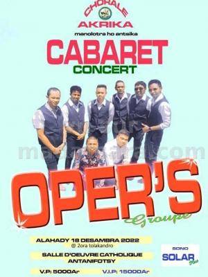 Cabaret Oper's groupe - Salle d'oeuvre Catholique Antanifotsy