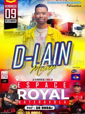 D-Lain Concert Espace Royal Bateravola Fianarantsoa