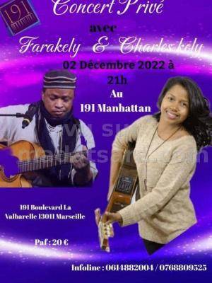 Fara kely & Charles kely - Concert 191 Manhattan Marseille