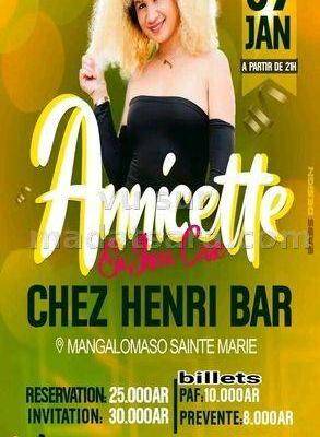 Annicette Showcase Bar Chez Henri Sainte Marie