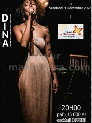 Dina Mialinelina Concert Terrasse du voyageur Antsiranana