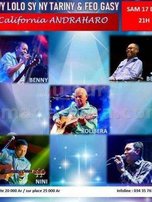 Benny , Bebey , Nini Kolibera , Tarika kolibera , Ony - revy Lolo sy ny tariny - Concert California Andraharo