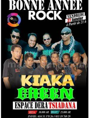 Bonne année Rock - Kiaka Green - Concert - Espace Dera
