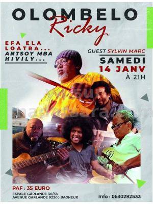 Olombelo ricky - Concert - Espace Garlande Bagneux
