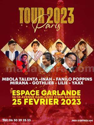 Mbola Talenta , Fanilo Poppin's , Inah , Mirana , Gothlieb , Lilie , Yaxx - Concert Espace Garlande Bagneux