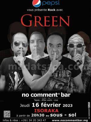 Green Concert No Comment Bar Isoraka