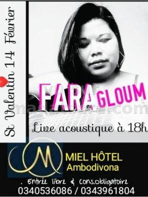 Fara Gloum Concert Hotel Miel Ambodivona