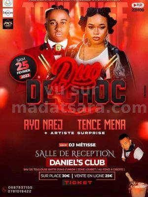 Tence Mena & Ayo Naej Showcase Daniel'Club Toulouse