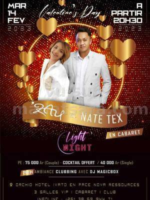 'Zay & Nate Tex - Valentine's day - Light Night Orchid Hotel Ivato