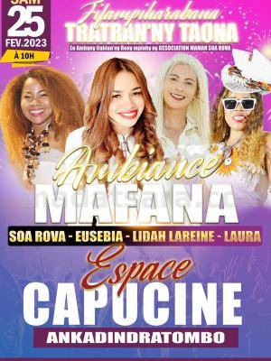 Ambiance mafana - Eusebia , Lidah , Soa Rova, Laura - Cabaret - Espace Capucine Ankadindratombo