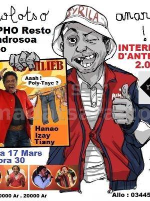 Interdit d'Antenne 2.0 - Gothlieb - One man/woman show - Resto Phô Ivato