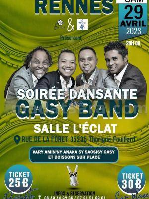Cabaret Gasy Band - Salle de l'Eclat Thorigne-Fouillard