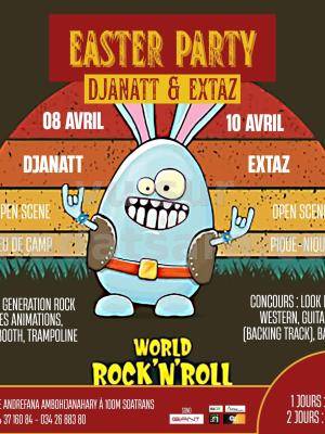 EASTER PARTY Djanatt & Extaz - World rock'n'roll - Divine Grace Andrefana Ambohijanahary