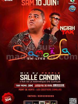 Samoela, Ngiah Tax Olo Fotsy  Concert Salle Candin Saint-Denis La Réunion