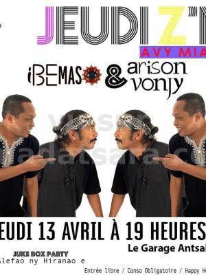 iBEmaso & Arison Vonjy Concert Jeudi z'N - Le Garage Antsahavola